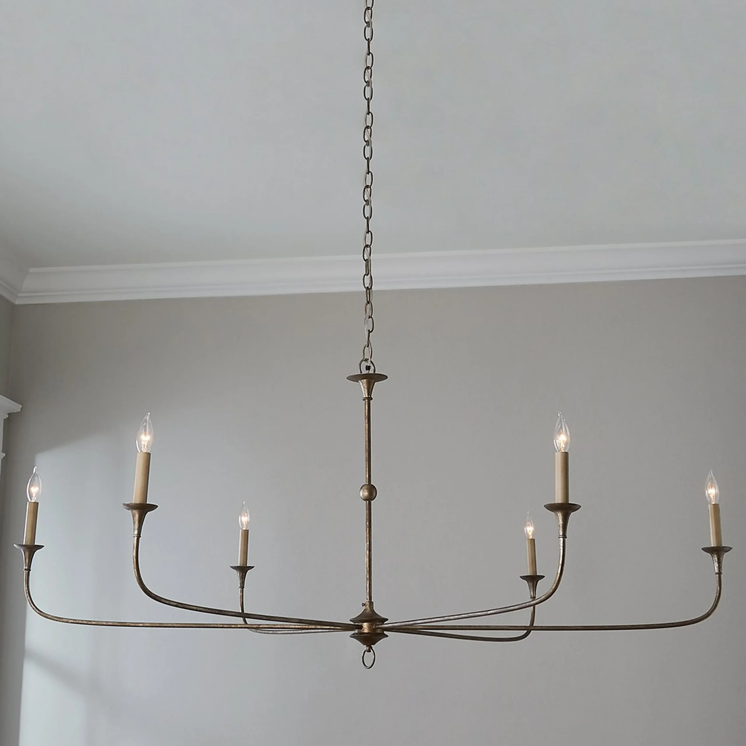 Transitional Glam Chandelier
