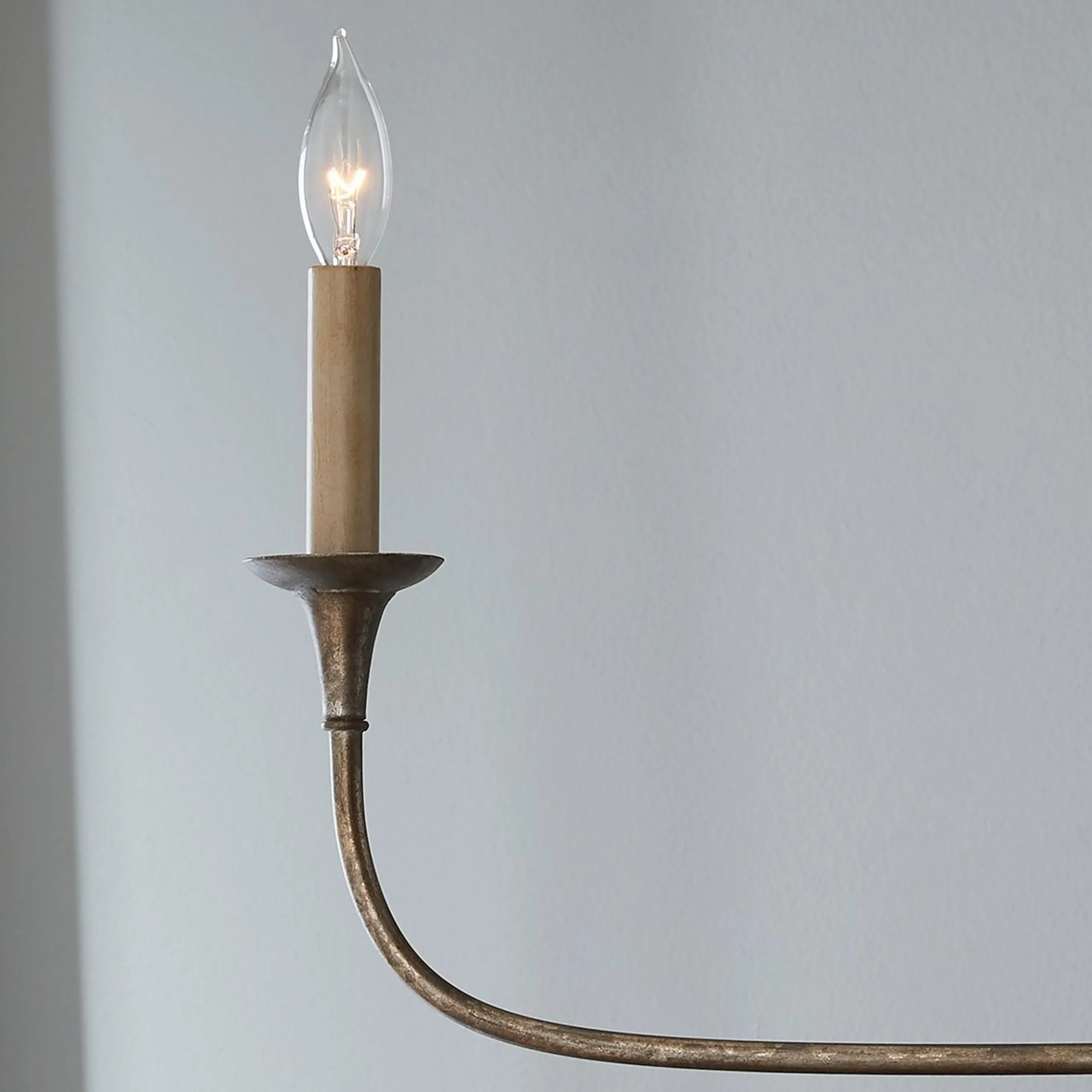Transitional Glam Chandelier