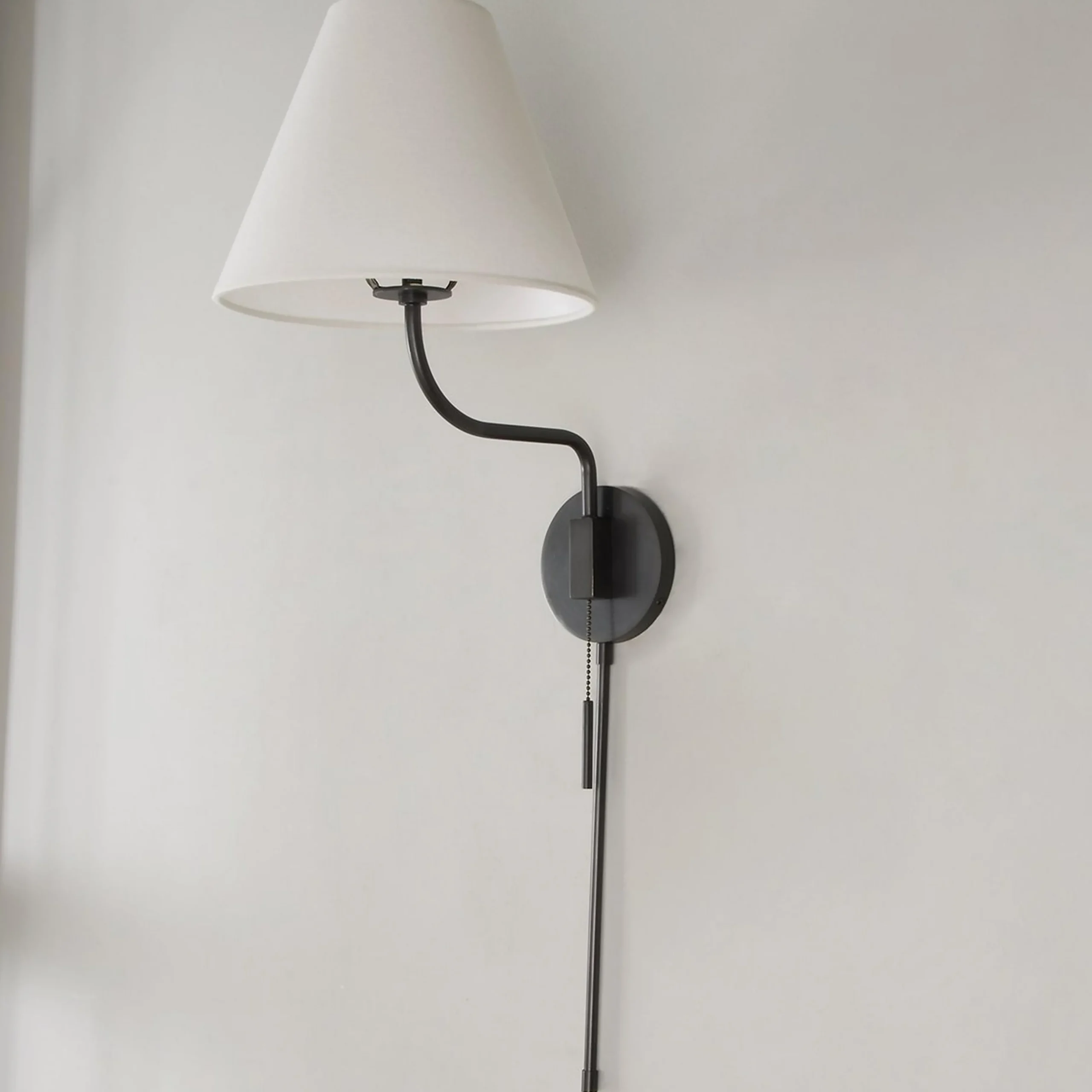 Transitional Swing Arm Sconce