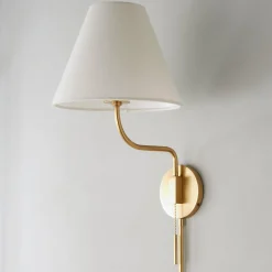 Transitional Swing Arm Sconce