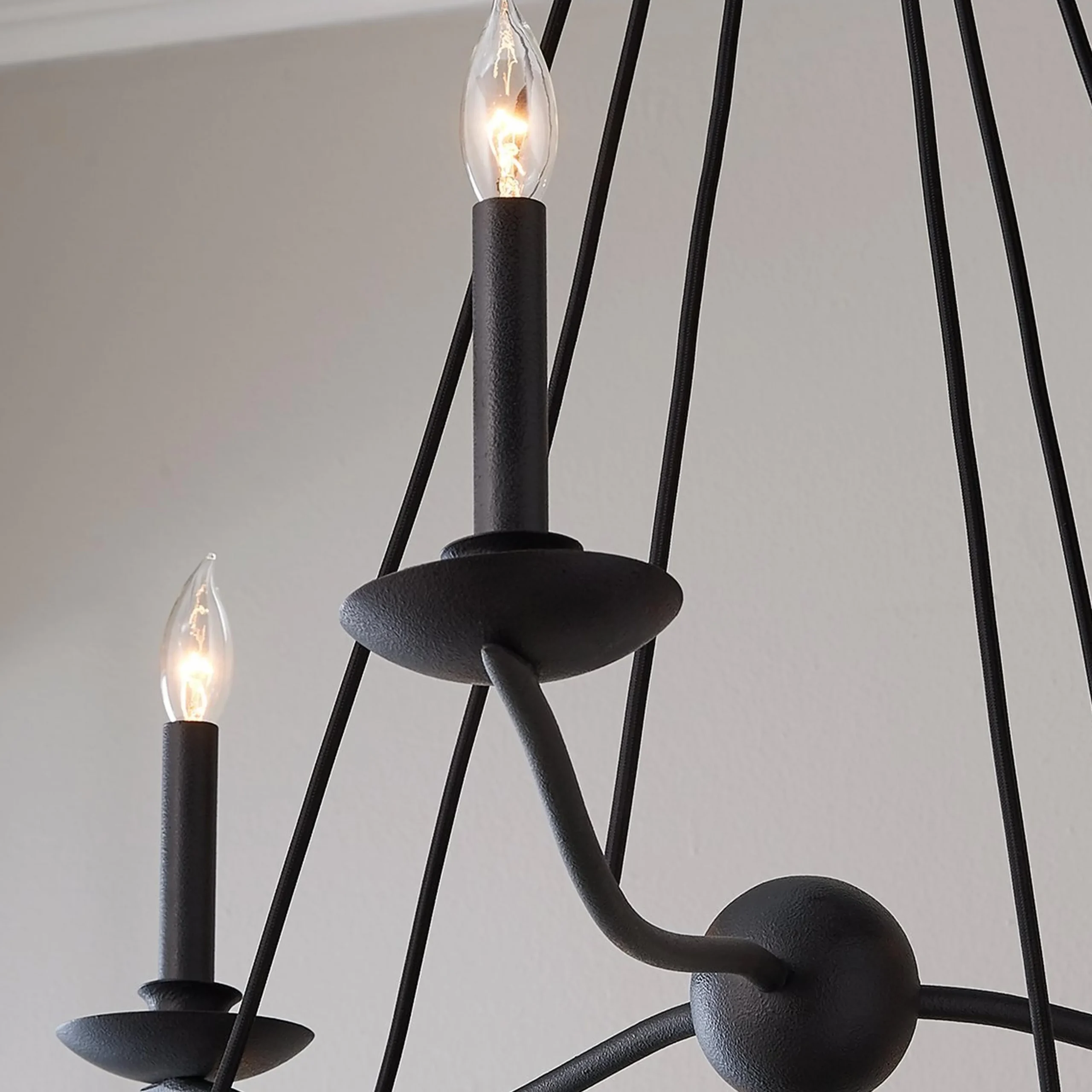 Transverse Waves Tiered Chandelier