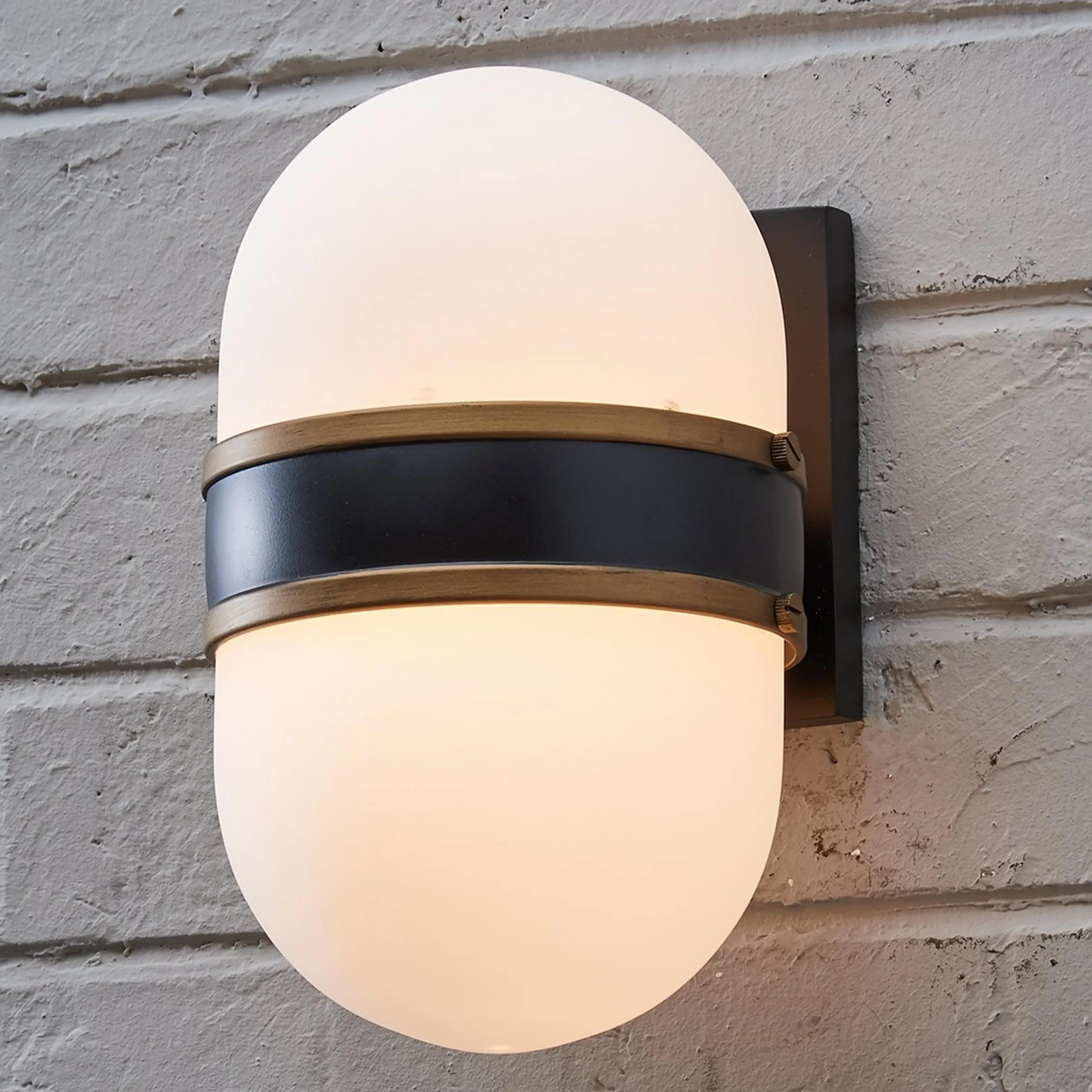 Tri Band Outdoor Sconce - Small