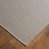 Tri-Toned Neutral Woven Cotton Rug