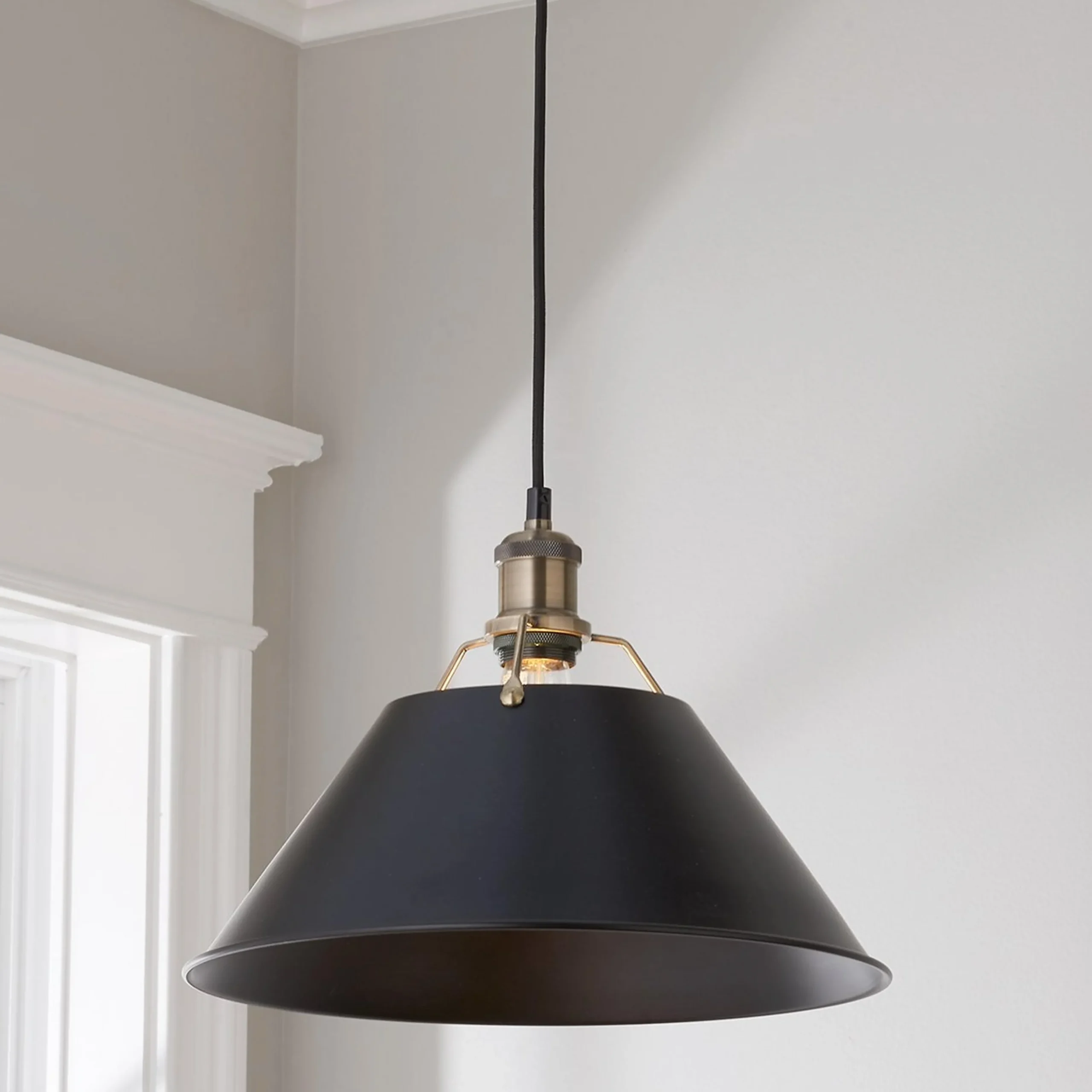 Truncated Cone Shade Pendant - Large