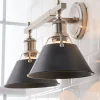 Truncated Cone Shade Vanity Light - 2 light