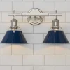 Truncated Cone Shade Vanity Light - 2 light