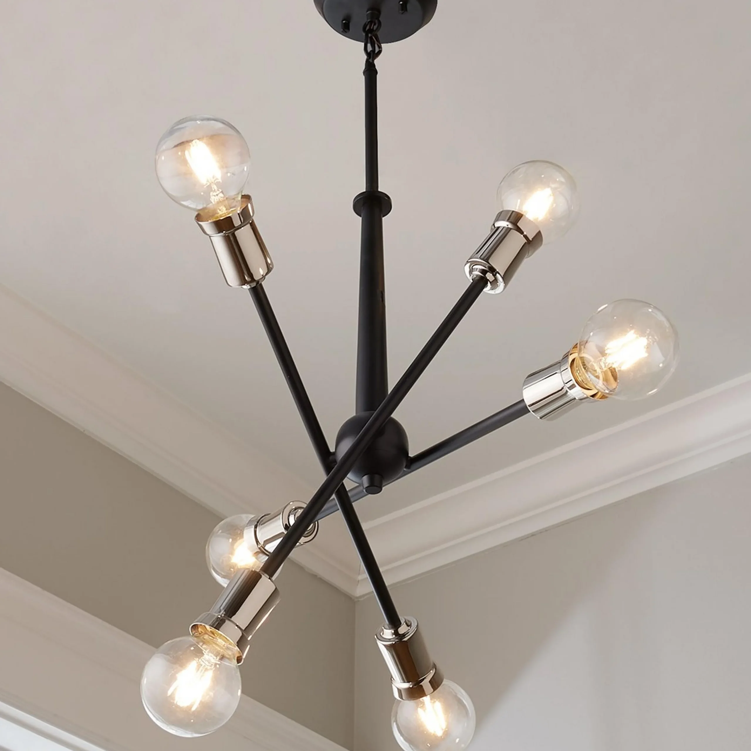 Twirled Batons Chandelier
