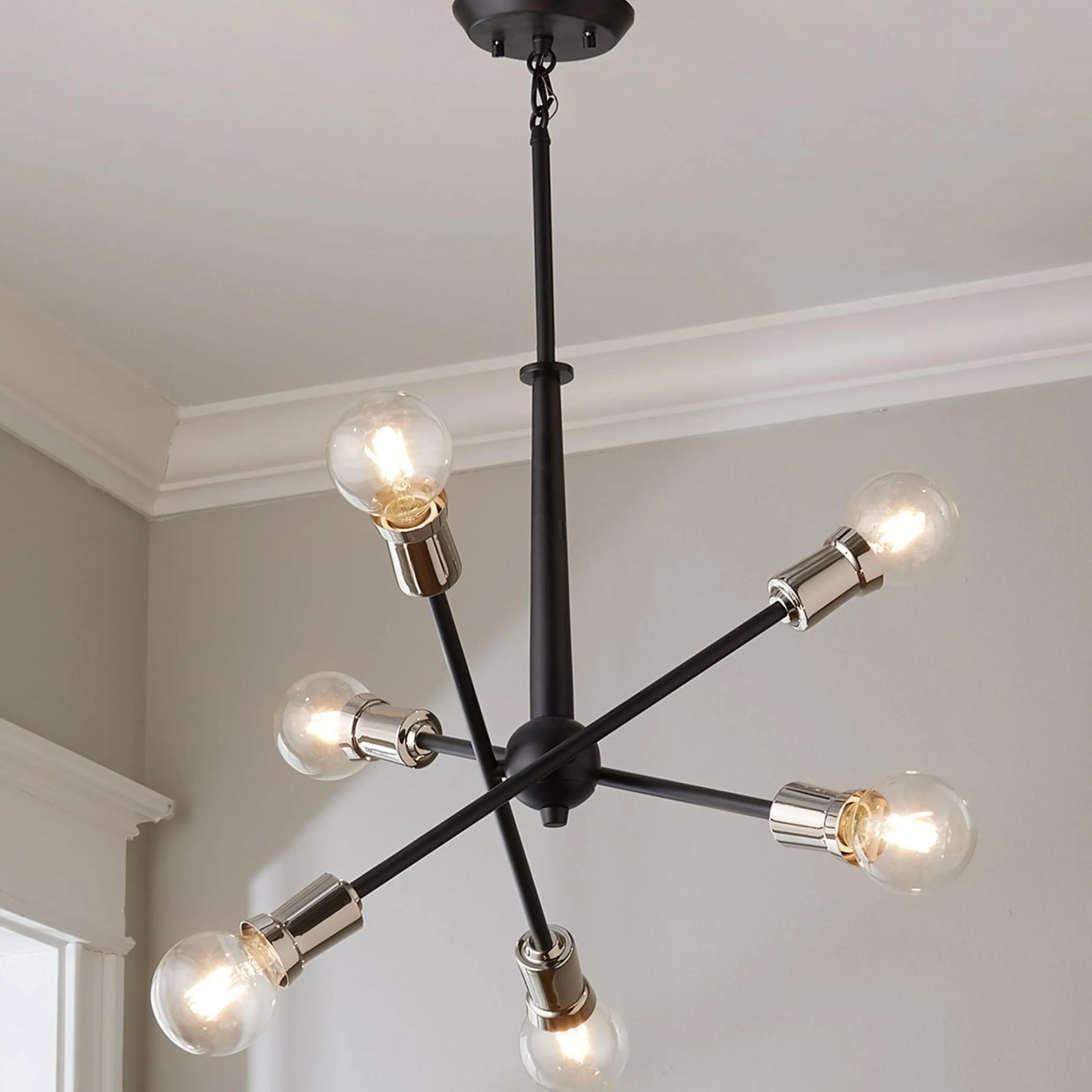 Twirled Batons Chandelier