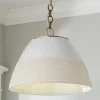 Two Tone Textured Pendant