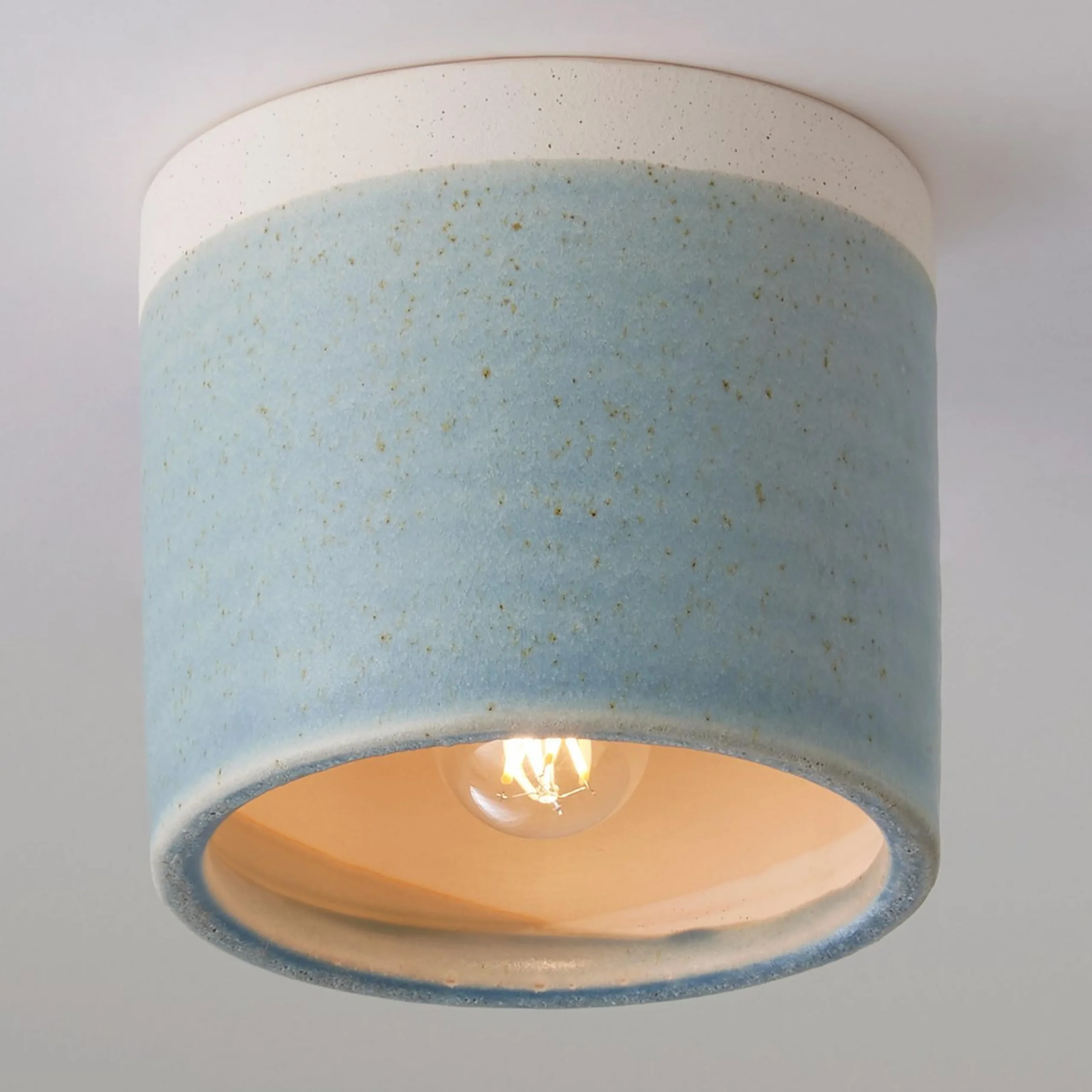 Two-Toned Ceramic Ceiling Light