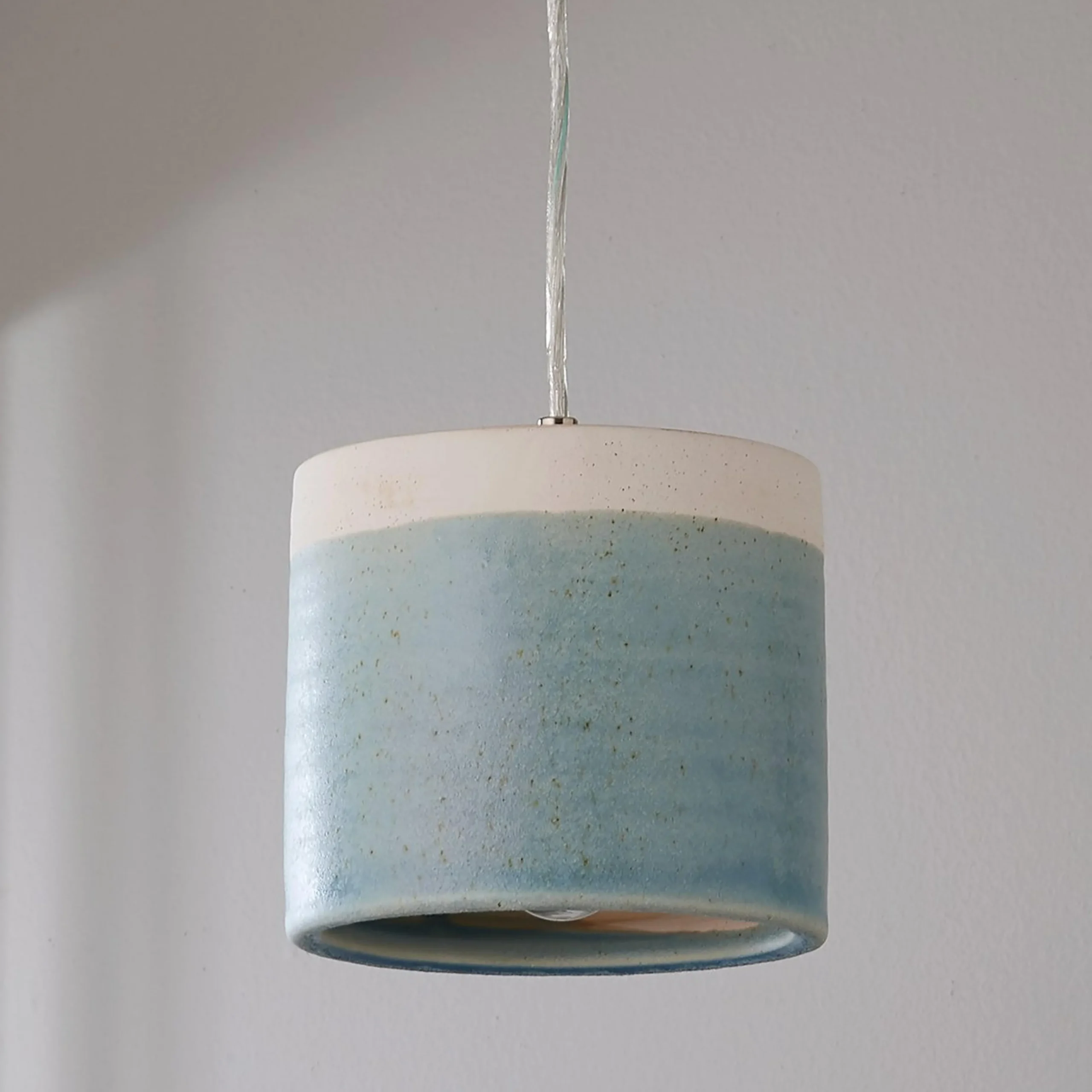 Two-Toned Ceramic Pendant