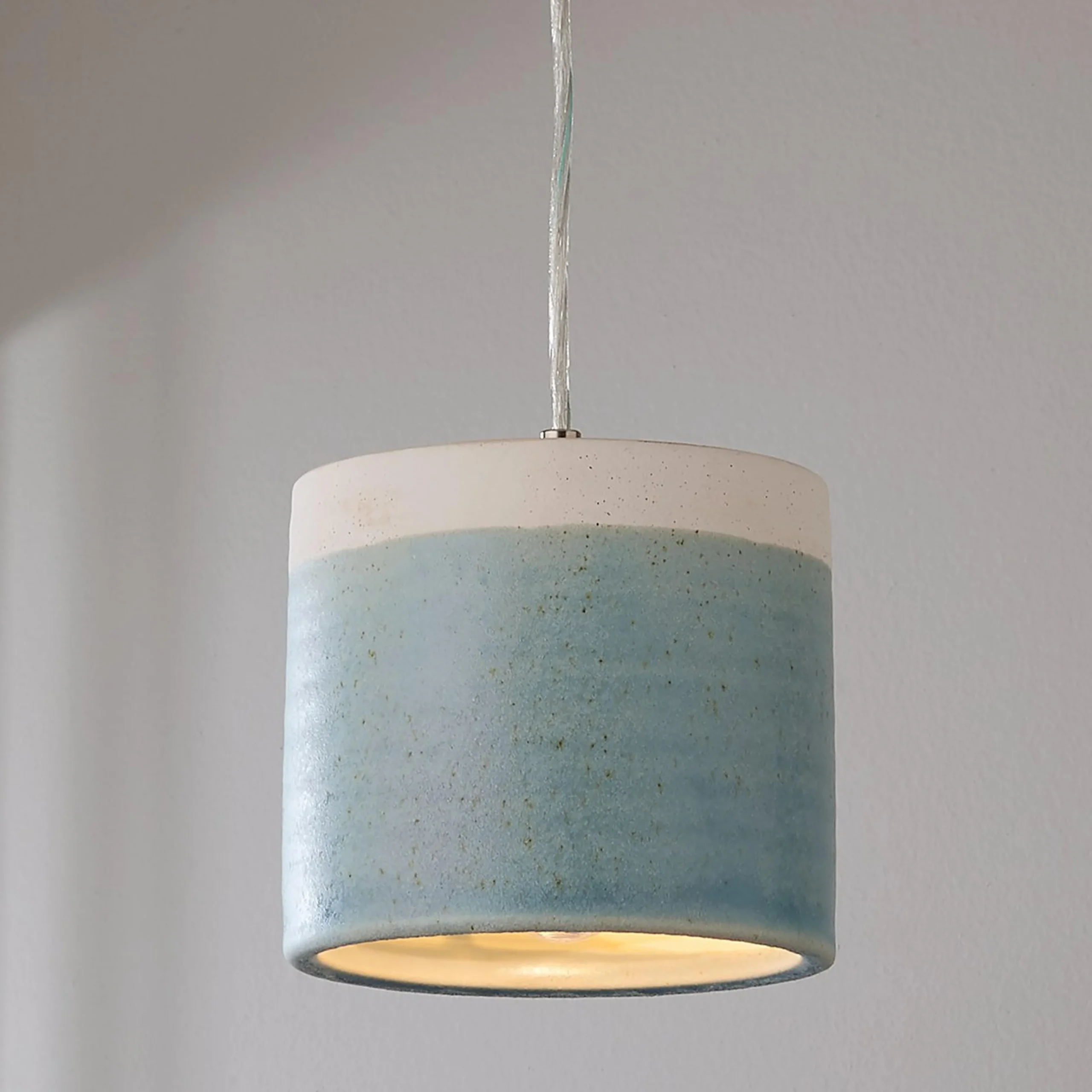 Two-Toned Ceramic Pendant