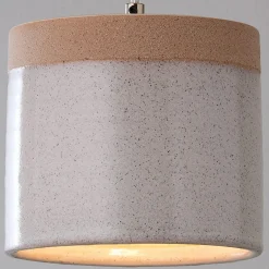 Two-Toned Ceramic Pendant