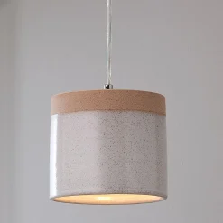 Two-Toned Ceramic Pendant