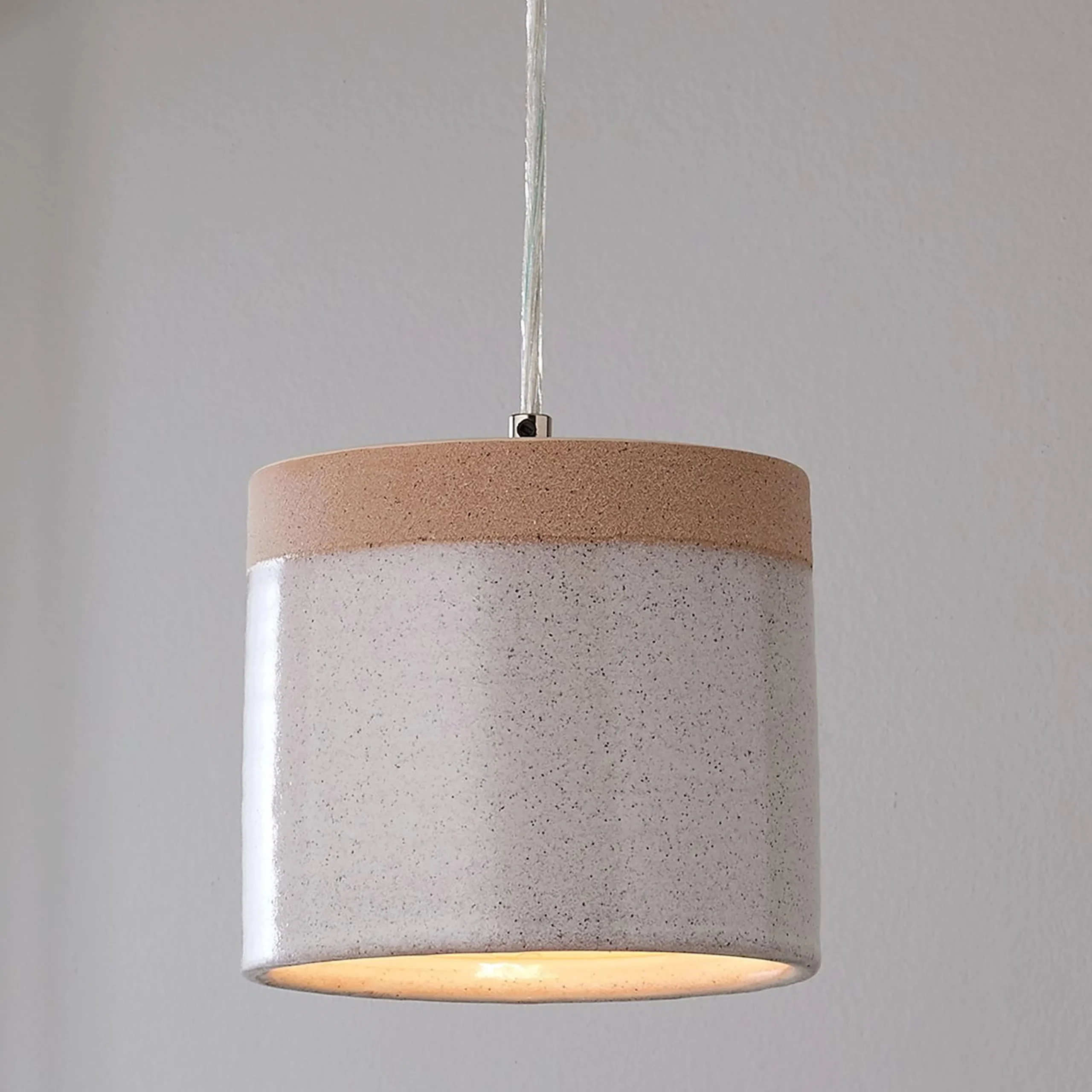 Two-Toned Ceramic Pendant