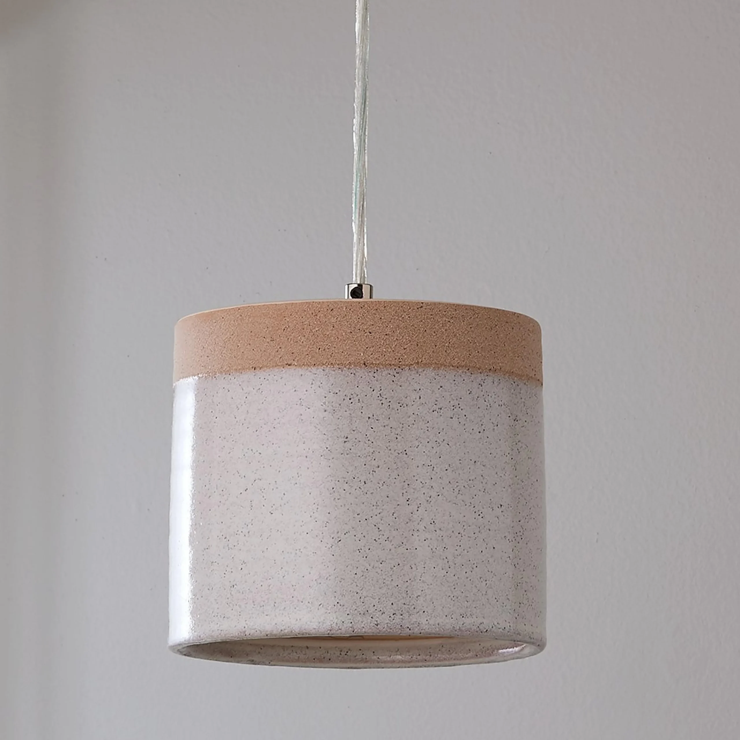 Two-Toned Ceramic Pendant