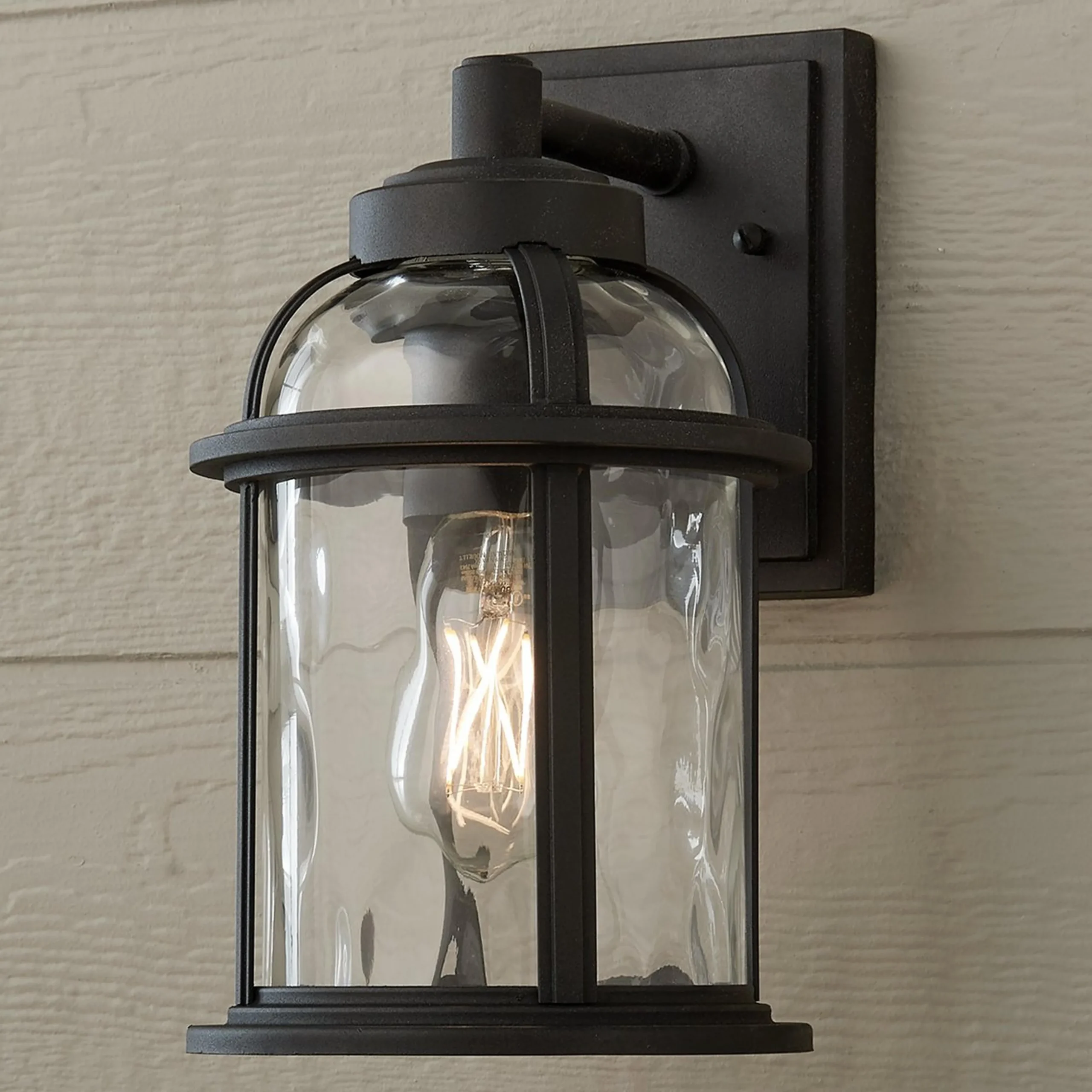 Undulated Outdoor Sconce - 1 Light