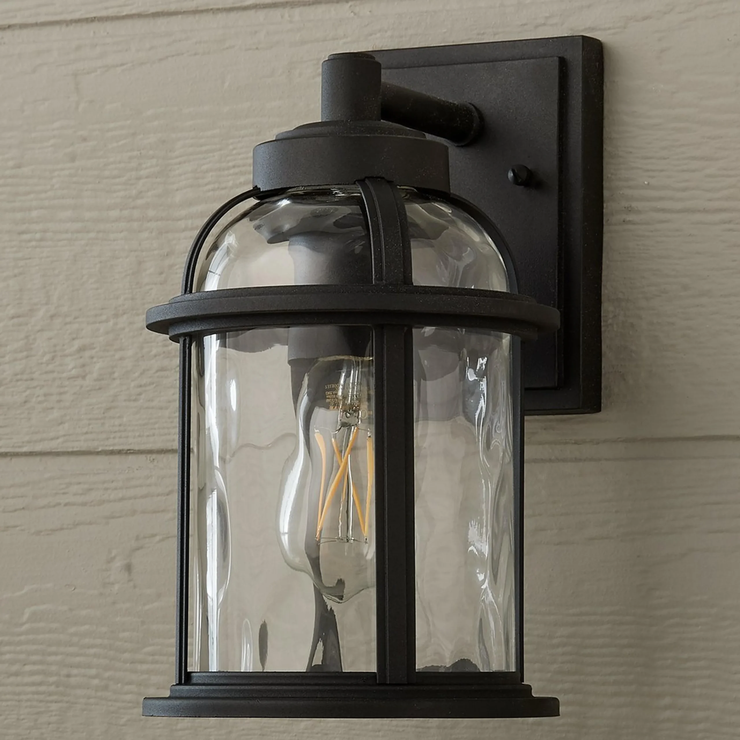 Undulated Outdoor Sconce - 1 Light