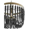 Valencia Wood Bead Pendant - Basket