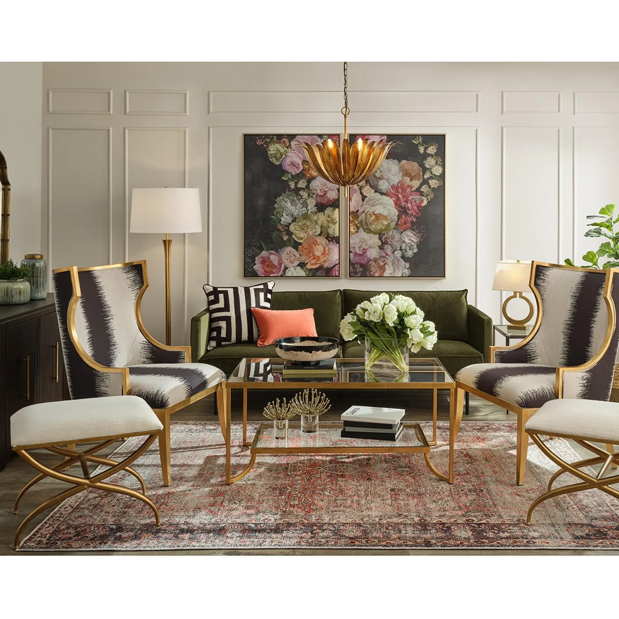 Vicenzio Leaf Chandelier - Large