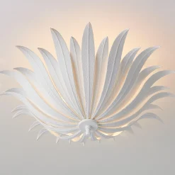 Vicenzio Leaf Semi-Flush Ceiling Light