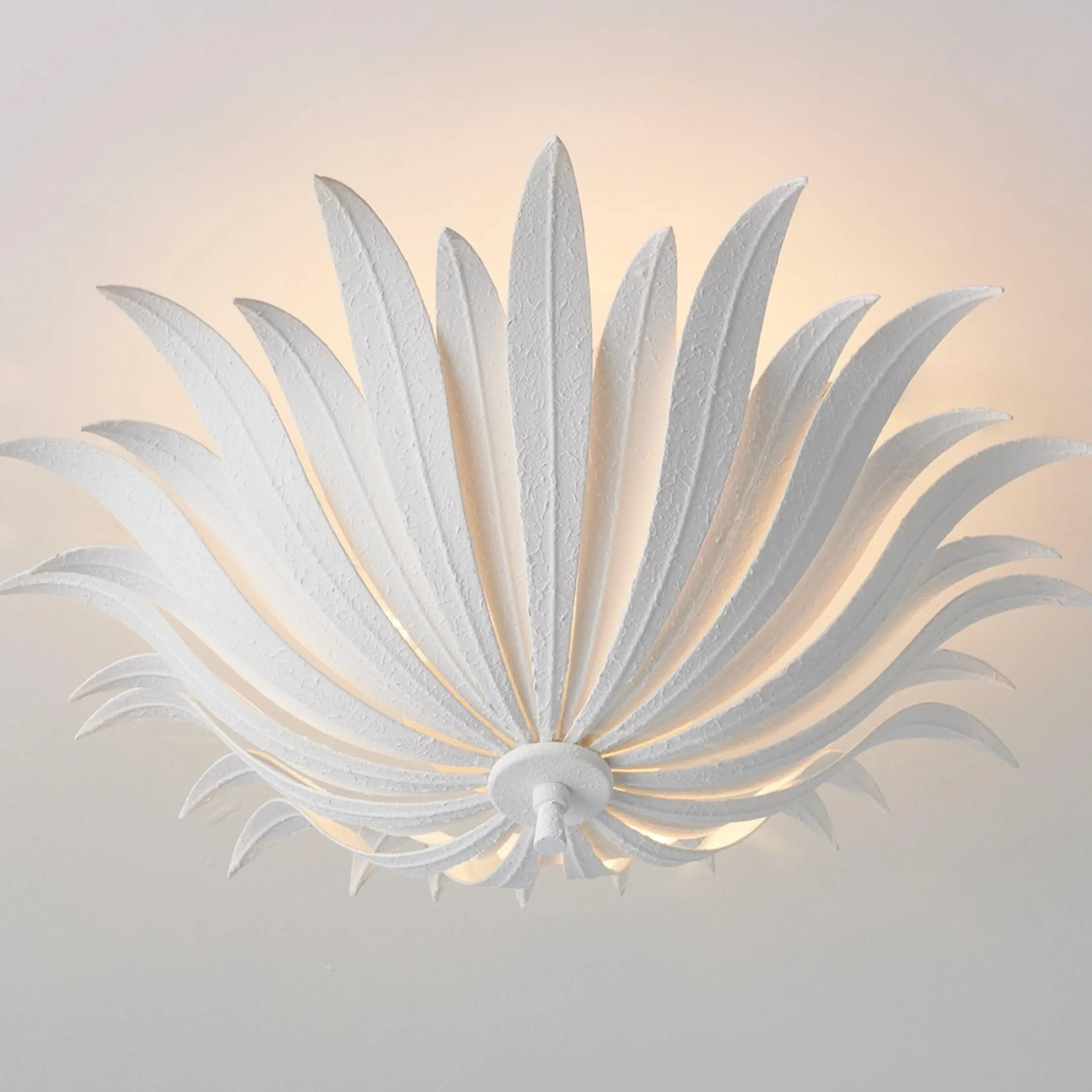 Vicenzio Leaf Semi-Flush Ceiling Light