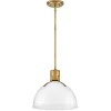 Vienna White Glass Pendant - Small
