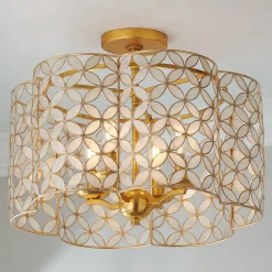 Vierpas Semi-Flush Ceiling Light