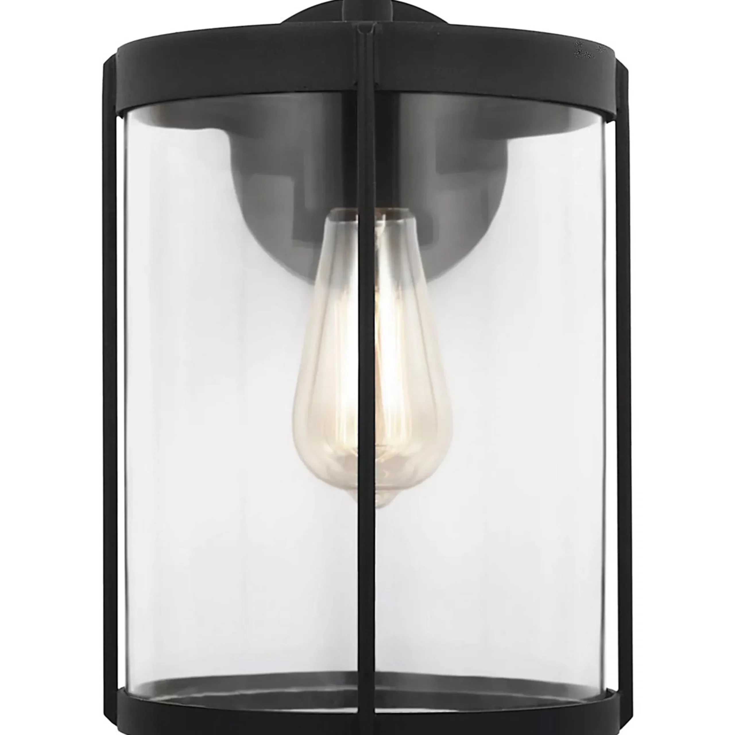 Vincent Clear Glass Outdoor Sconce - Medium