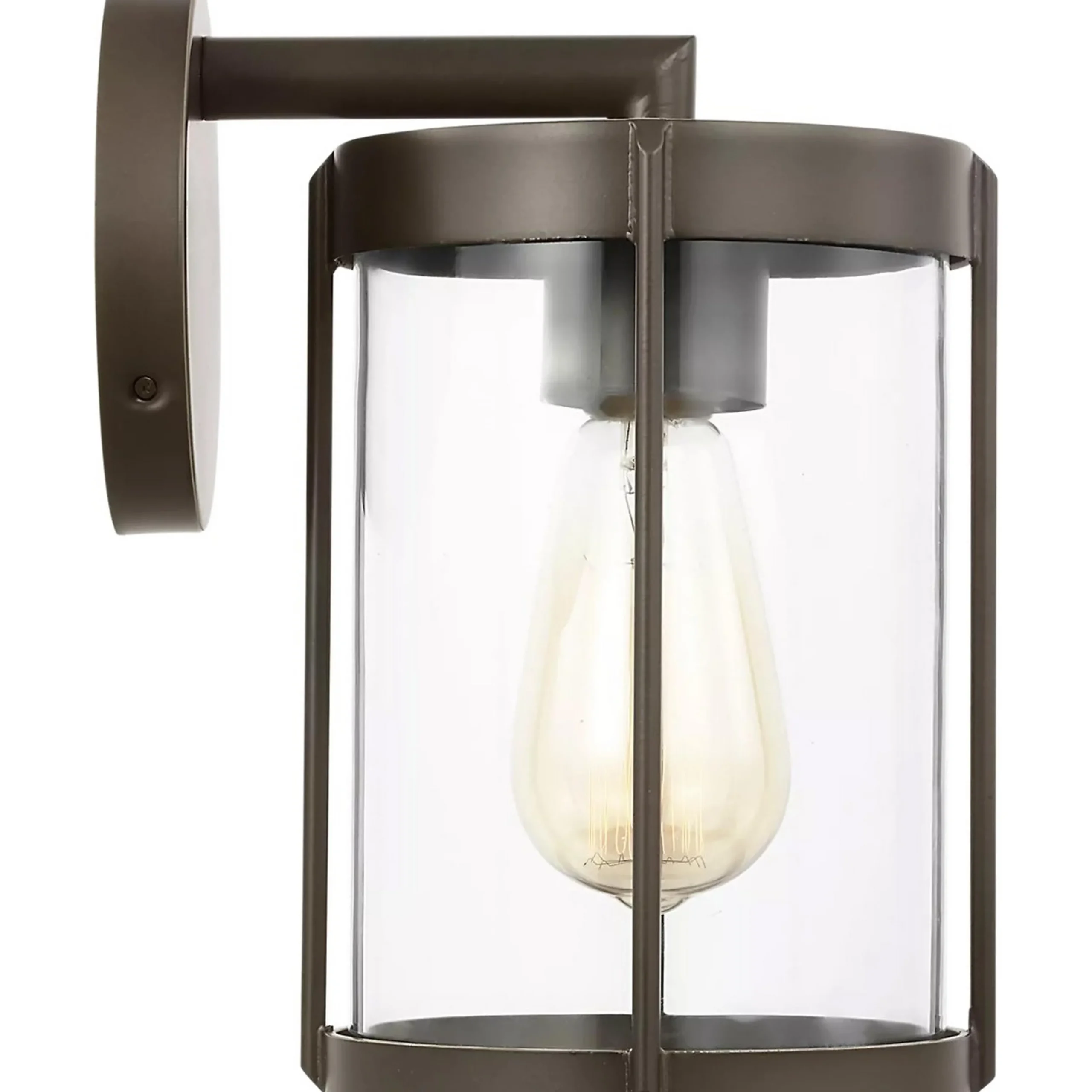 Vincent Clear Glass Outdoor Sconce - Small