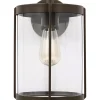 Vincent Clear Glass Outdoor Sconce - Medium
