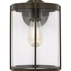 Vincent Clear Glass Outdoor Sconce - Medium