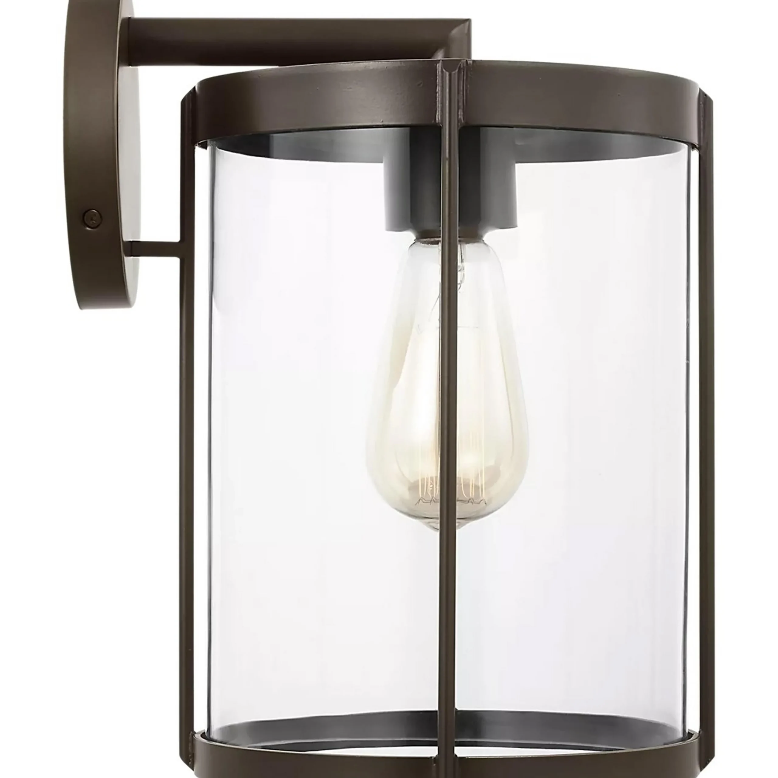 Vincent Clear Glass Outdoor Sconce - Medium