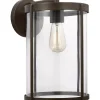 Vincent Clear Glass Outdoor Sconce - Large