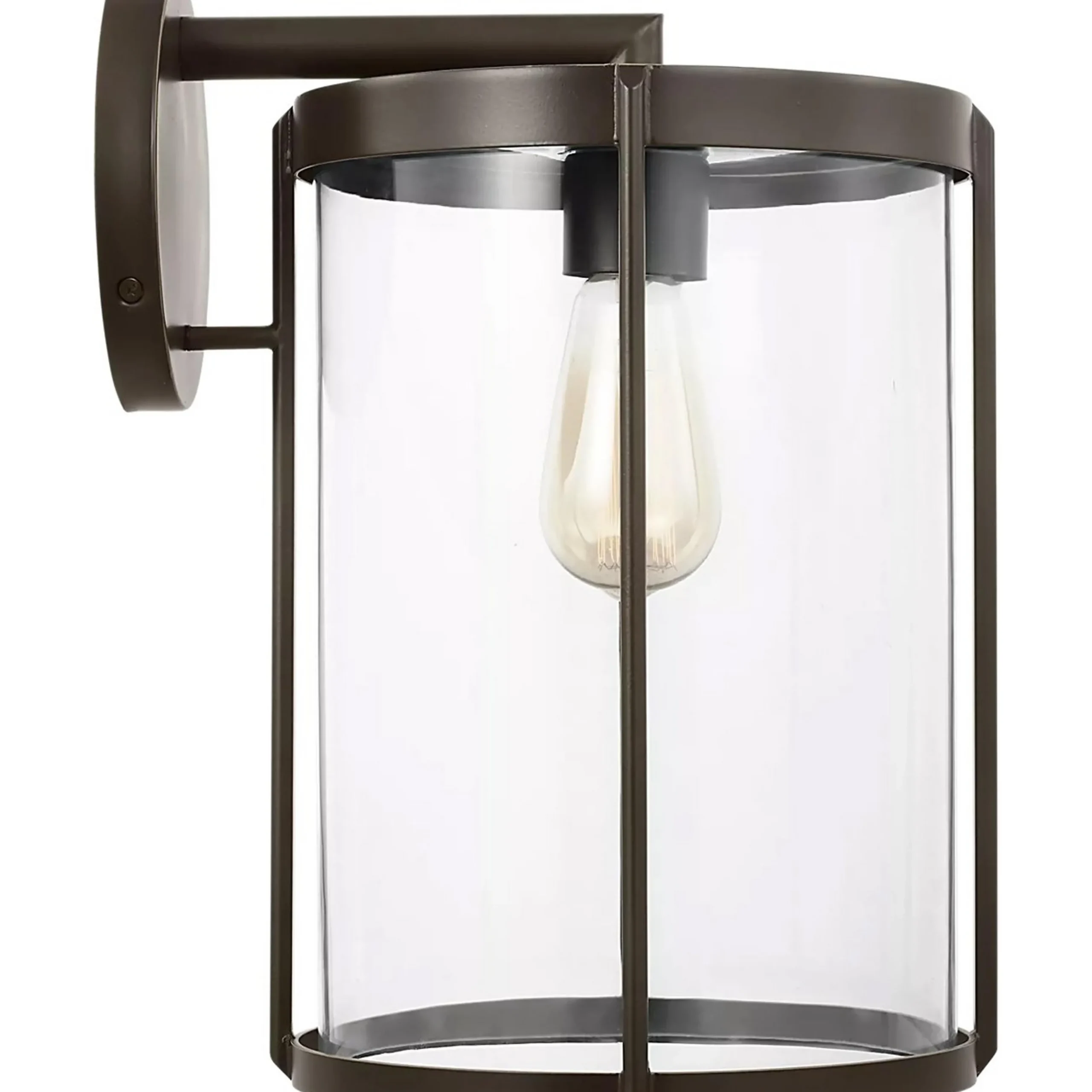 Vincent Clear Glass Outdoor Sconce - Large