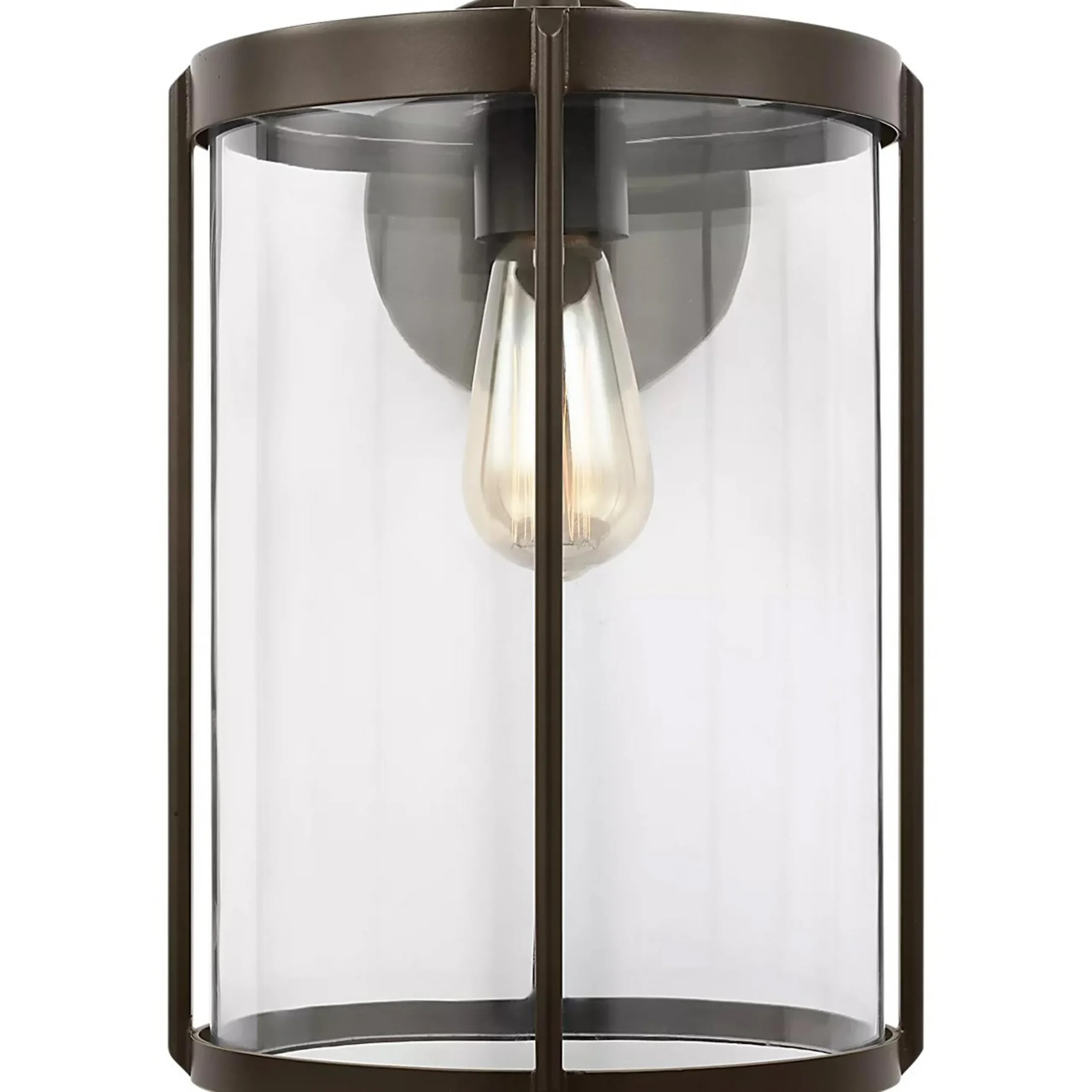 Vincent Clear Glass Outdoor Sconce - Large