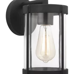 Vincent Clear Glass Outdoor Sconce - Small