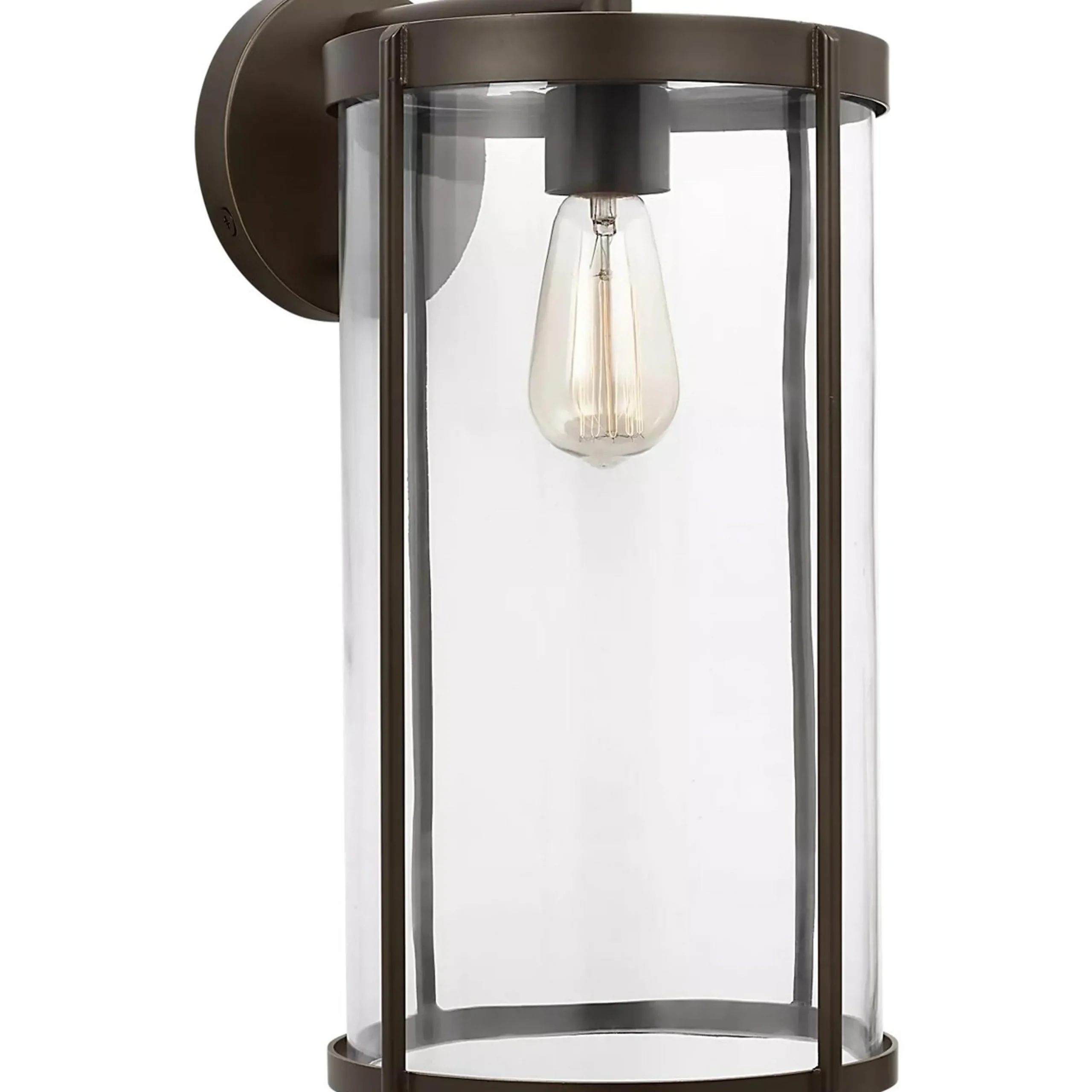 Vincent Clear Glass Outdoor Sconce - Extra Large