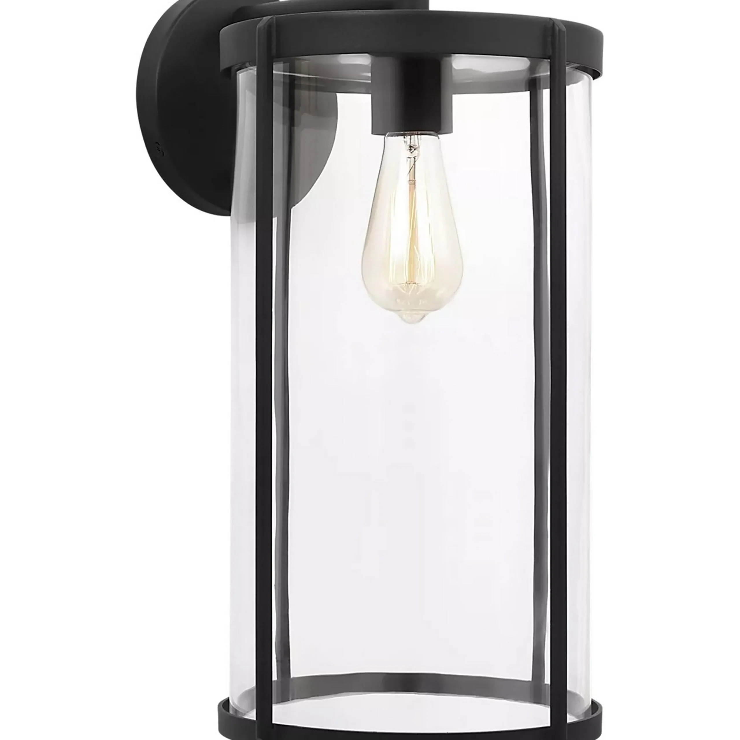 Vincent Clear Glass Outdoor Sconce - Extra Large