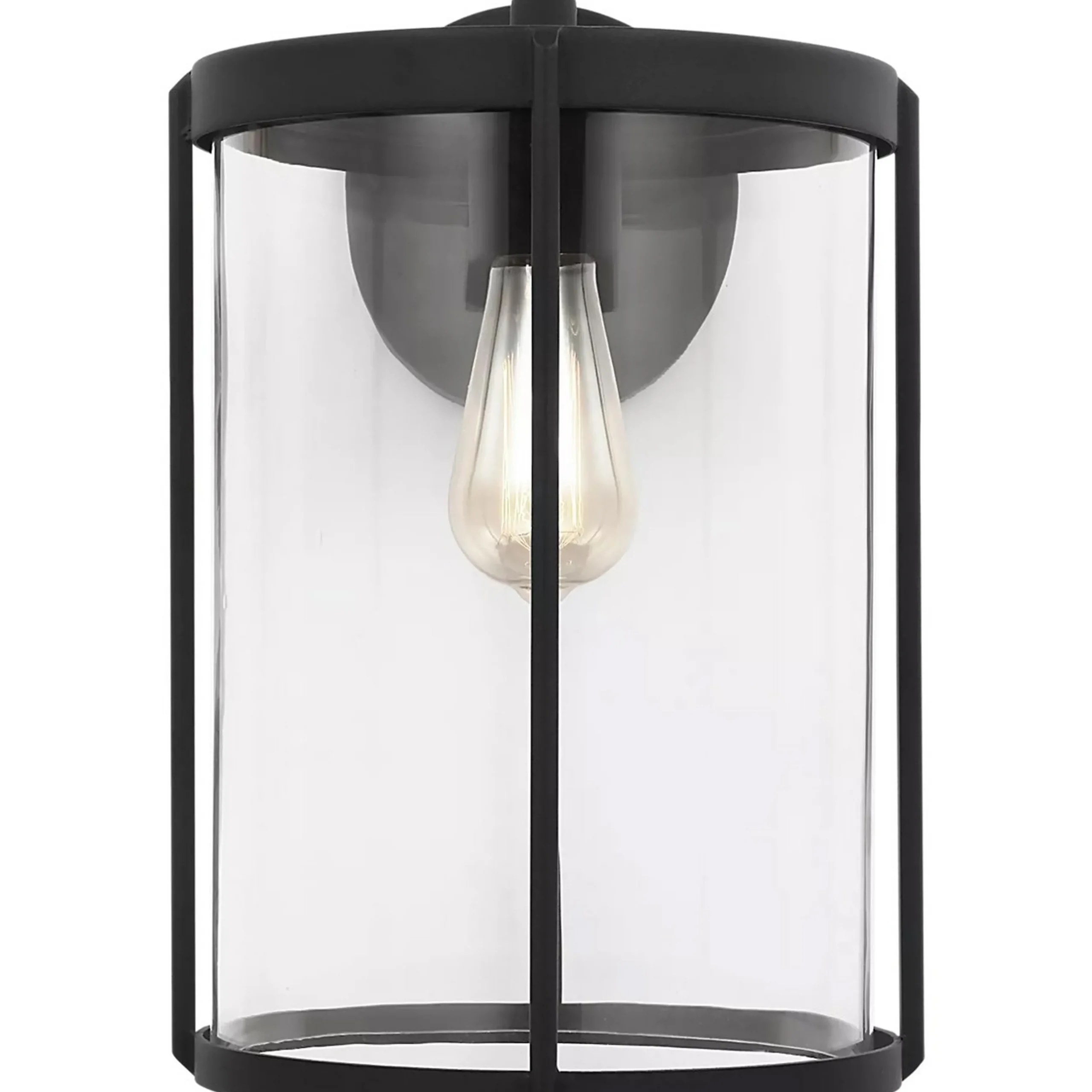 Vincent Clear Glass Outdoor Sconce - Large