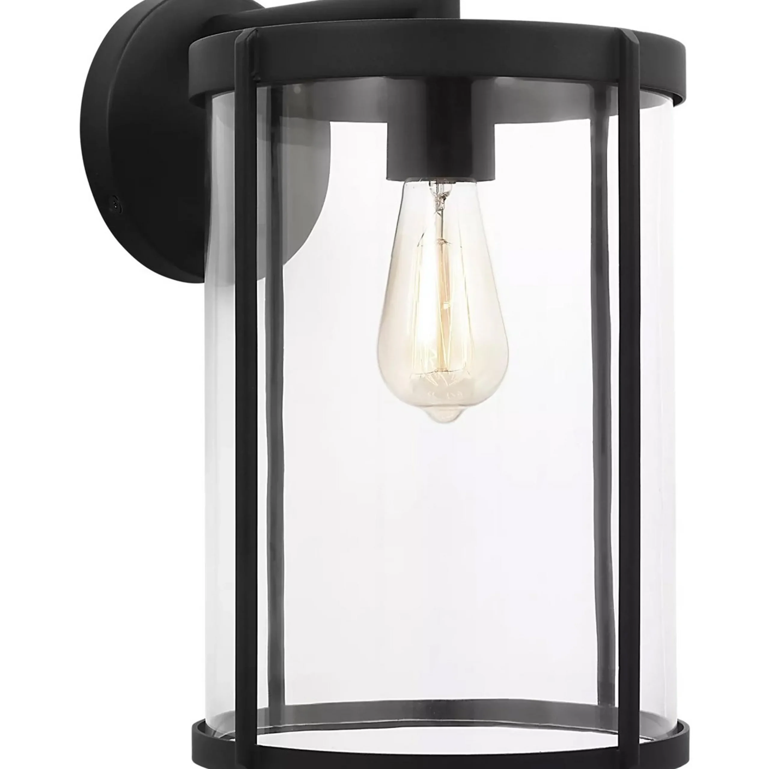 Vincent Clear Glass Outdoor Sconce - Large