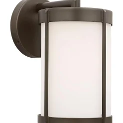 Vincent Opal Glass Outdoor Sconce - Small