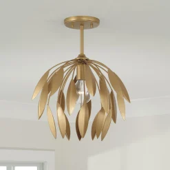 Vine Shrouded Convertible Ceiling Light