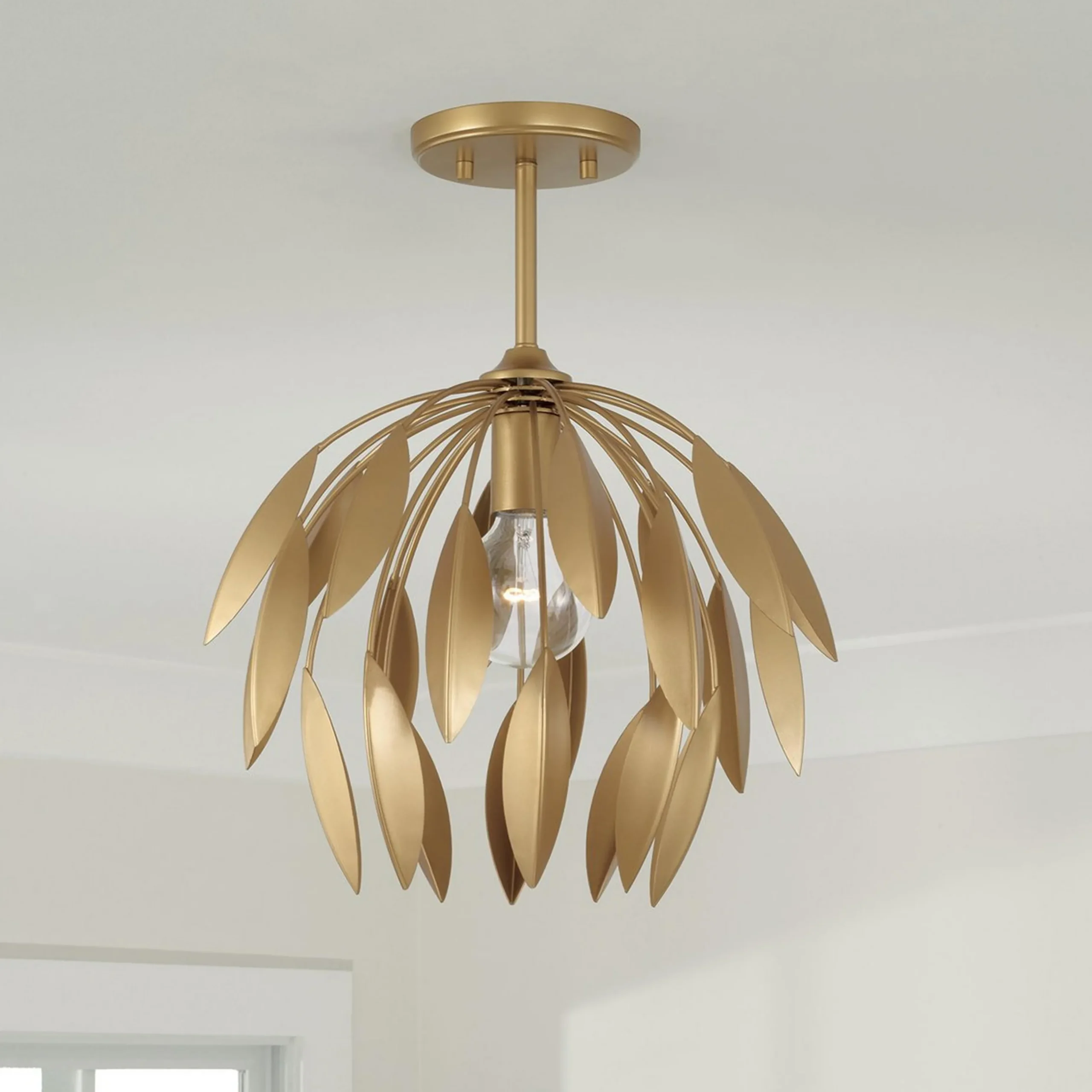 Vine Shrouded Convertible Ceiling Light