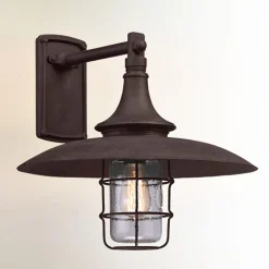 Vintage Industrial Rustic Outdoor Sconce - Large