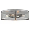 Vintage Mix Cage Ceiling Light - 4 Light