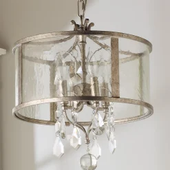 Vintage Modern Crystal Chandelier