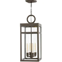 Vintage Suspended Pane Outdoor Lantern