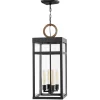 Vintage Suspended Pane Outdoor Lantern