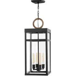 Vintage Suspended Pane Outdoor Lantern